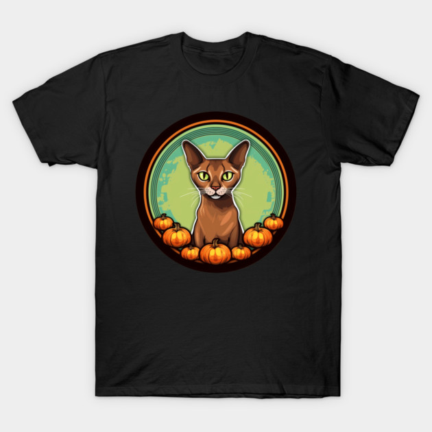 Abyssinian Cat Halloween, Cat Lover T-Shirt by logiamerch
