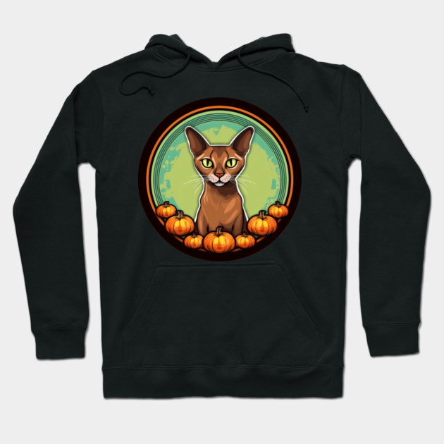 Abyssinian Cat Halloween, Cat Lover Hoodie by logiamerch