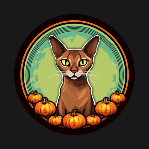 Abyssinian Cat Halloween, Cat Lover by logiamerch