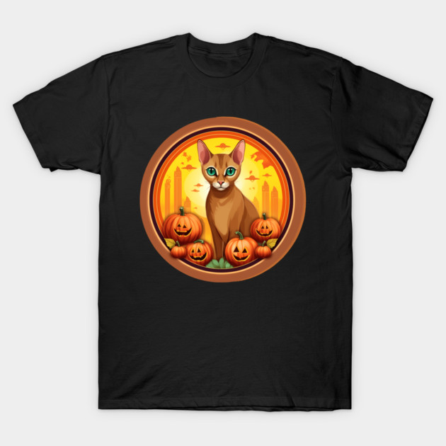 Abyssinian Cat Halloween, Cat Lover T-Shirt by logiamerch