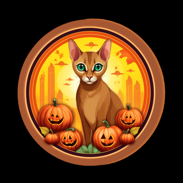 Abyssinian Cat Halloween, Cat Lover by logiamerch