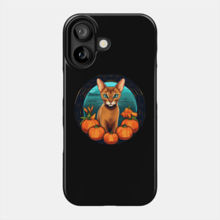 Abyssinian Cat Halloween, Cat Lover Phone Case