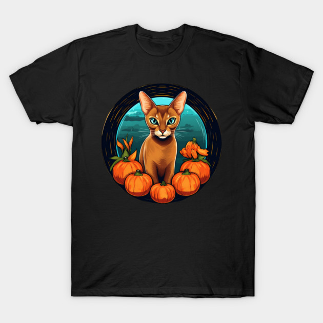Abyssinian Cat Halloween, Cat Lover T-Shirt by logiamerch