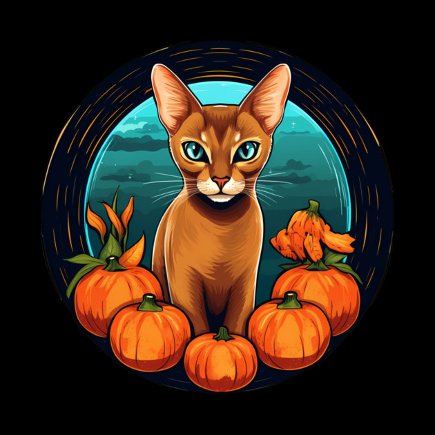 Abyssinian Cat Halloween, Cat Lover by logiamerch
