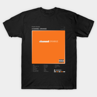 Frank Ocean - channel ORANGE Tracklist Album T-Shirt