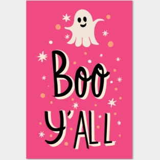 Cute Ghost Halloween Posters and Art