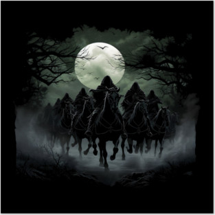 The Nine Riding by the Moon - Fantasy Posters and Art