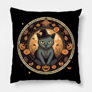 American Shorthair Cat Halloween, Cat Lover Pillow