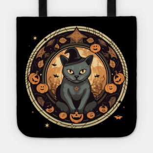 American Shorthair Cat Halloween, Cat Lover Tote