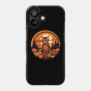 Bengal Cat Halloween, Cat Lover Phone Case