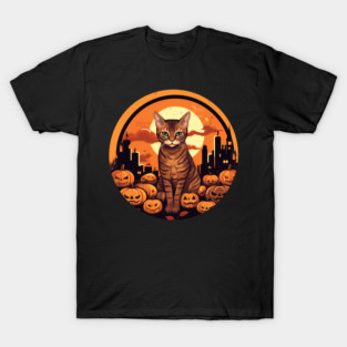 Bengal Cat Halloween, Cat Lover T-Shirt