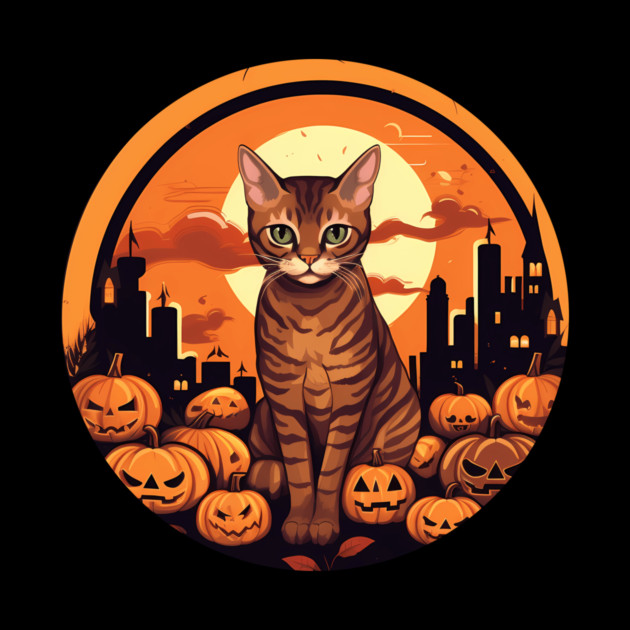 Bengal Cat Halloween, Cat Lover by logiamerch
