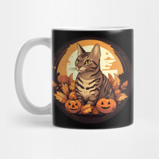 Bengal Cat Halloween, Cat Lover Mug