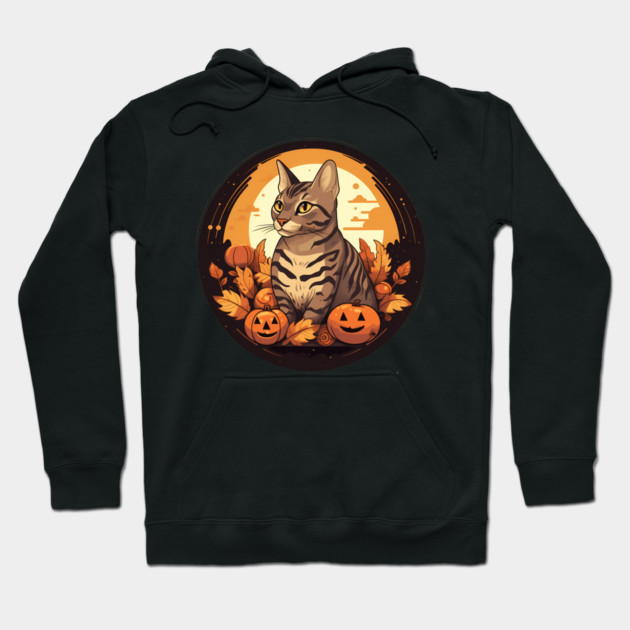 Bengal Cat Halloween, Cat Lover Hoodie by logiamerch