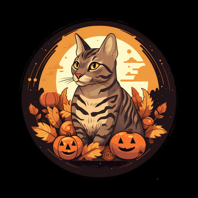 Bengal Cat Halloween, Cat Lover by logiamerch