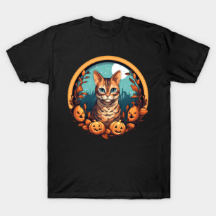 Bengal Cat Halloween, Cat Lover T-Shirt