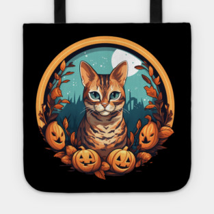 Bengal Cat Halloween, Cat Lover Tote