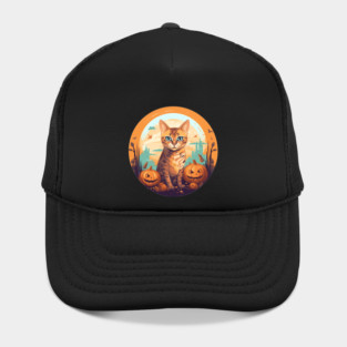 Bengal Cat Halloween, Cat Lover Hat