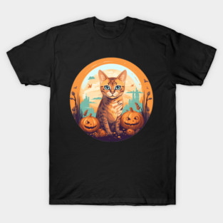 Bengal Cat Halloween, Cat Lover T-Shirt