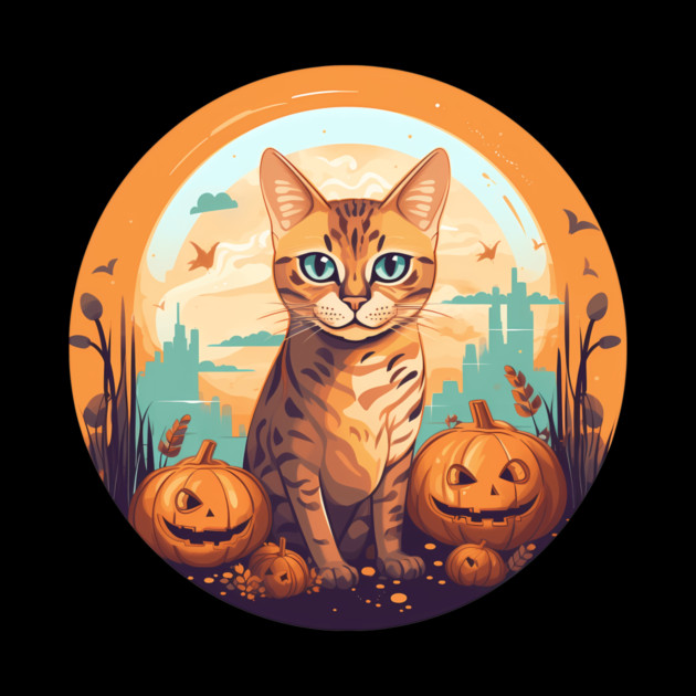 Bengal Cat Halloween, Cat Lover by logiamerch