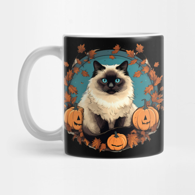 Birman Cat Halloween, Cat Lover by logiamerch