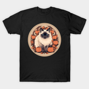 Birman Cat Halloween, Cat Lover T-Shirt