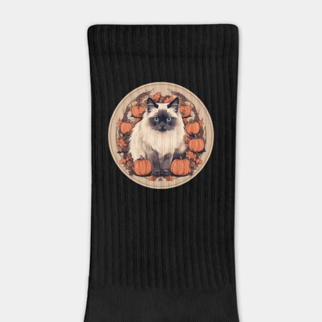 Birman Cat Halloween, Cat Lover by logiamerch