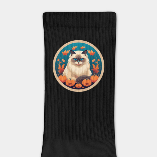 Birman Cat Halloween, Cat Lover by logiamerch