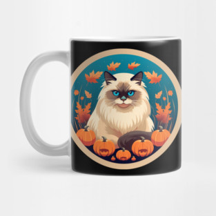 Birman Cat Halloween, Cat Lover Mug