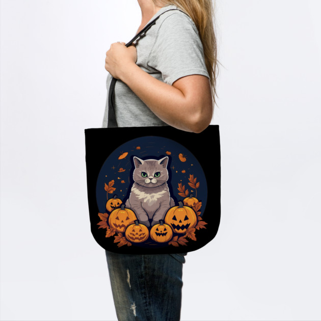 British Shorthair Cat Halloween, Cat Lover by logiamerch
