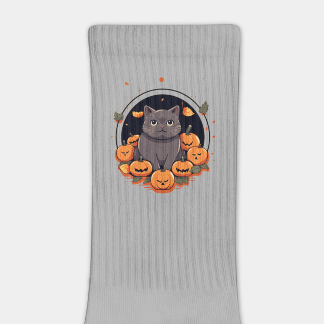 British Shorthair Cat Halloween, Cat Lover by logiamerch