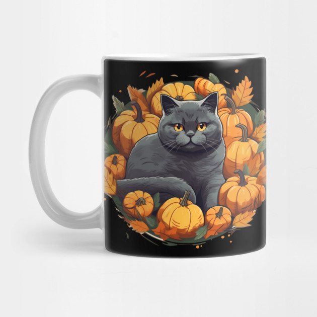 British Shorthair Cat Halloween, Cat Lover by logiamerch
