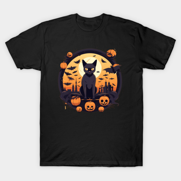 Burmese Cat Halloween, Cat Lover T-Shirt by logiamerch