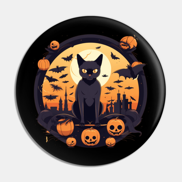 Burmese Cat Halloween, Cat Lover Pin by logiamerch