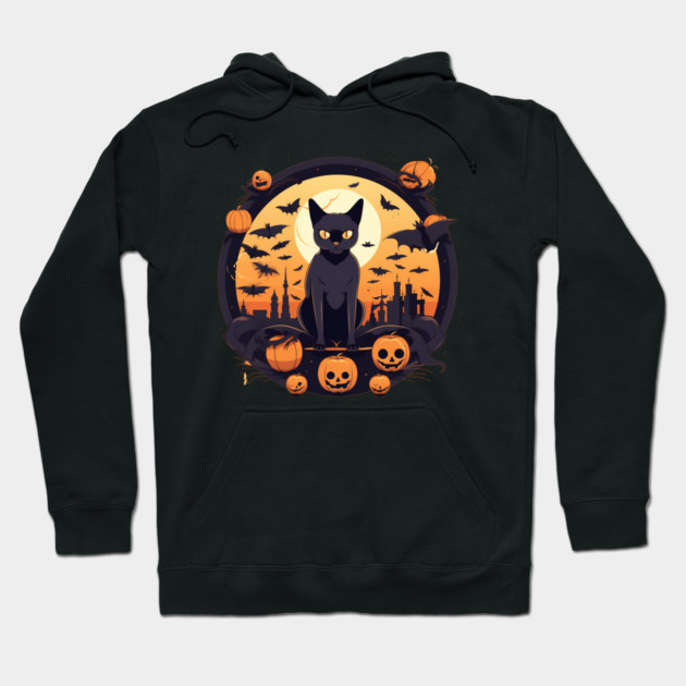 Burmese Cat Halloween, Cat Lover Hoodie by logiamerch