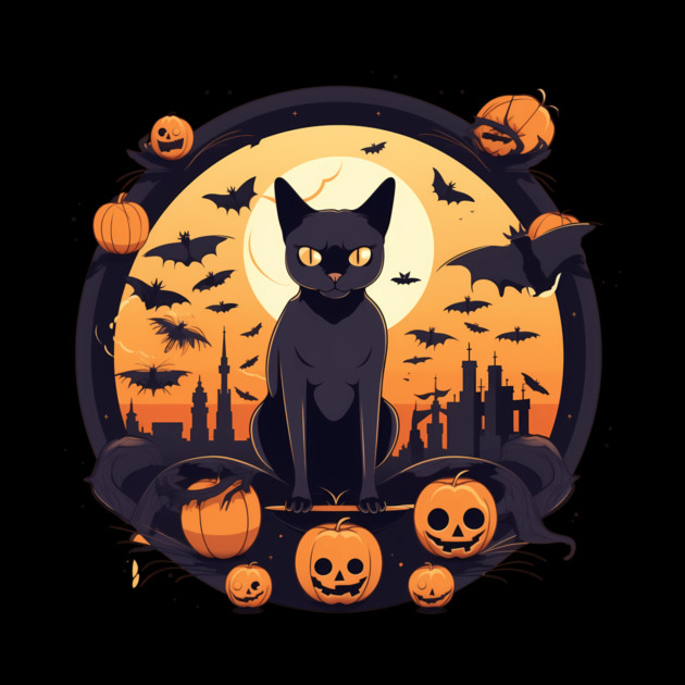 Burmese Cat Halloween, Cat Lover by logiamerch