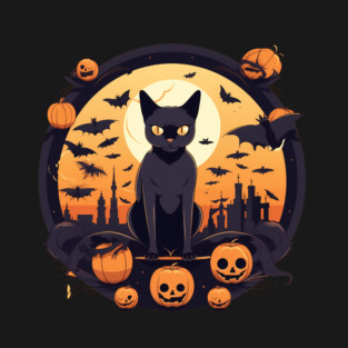 Burmese Cat Halloween, Cat Lover T-Shirt