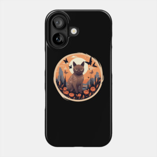 Burmese Cat Halloween, Cat Lover Phone Case