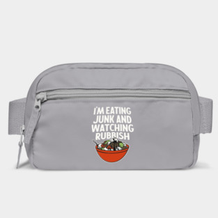 Eating Junk and Watching Rubbish - Home Alone Quote Bag
