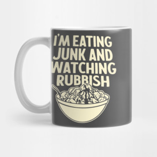 I'm Eating Junk and Watching Rubbish - Home Alone Quote Mug