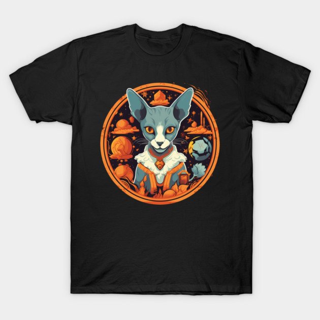Cornish Rex Cat Halloween, Cat Lover T-Shirt by logiamerch