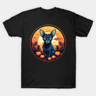 Cornish Rex Cat Halloween, Cat Lover T-Shirt