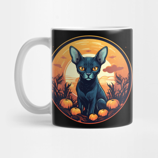 Cornish Rex Cat Halloween, Cat Lover by logiamerch