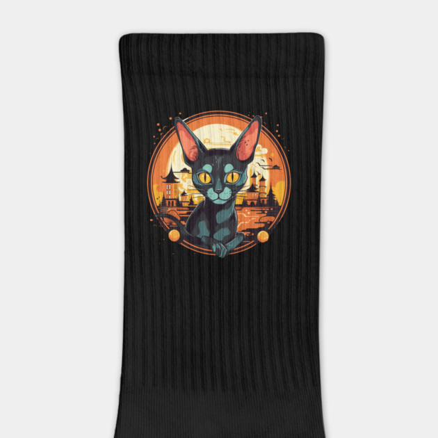 Cornish Rex Cat Halloween, Cat Lover by logiamerch