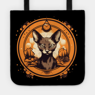 Cornish Rex Cat Halloween, Cat Lover Tote