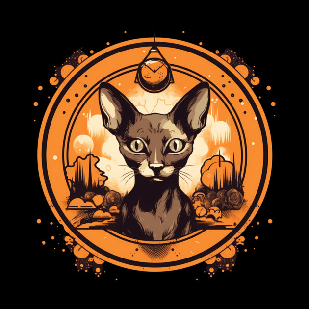 Cornish Rex Cat Halloween, Cat Lover by logiamerch