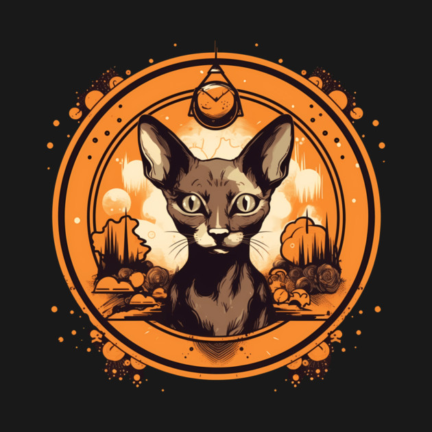 Cornish Rex Cat Halloween, Cat Lover by logiamerch