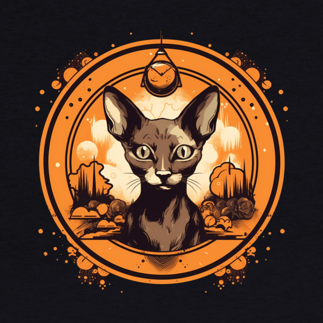 Cornish Rex Cat Halloween, Cat Lover by logiamerch