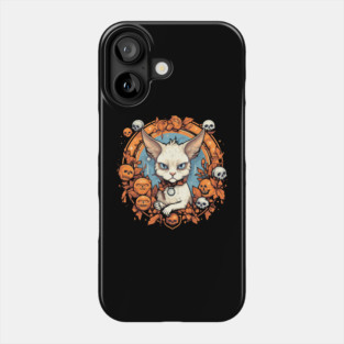 Devon Rex Cat Cat Halloween, Cat Lover Phone Case