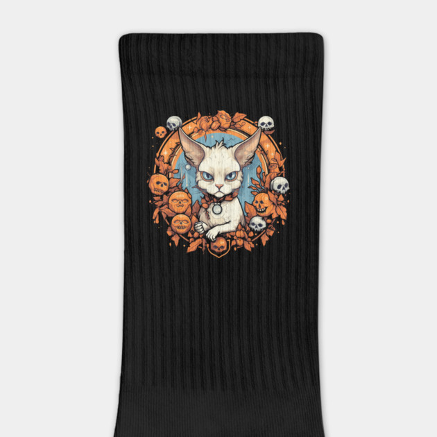 Devon Rex Cat Cat Halloween, Cat Lover by logiamerch